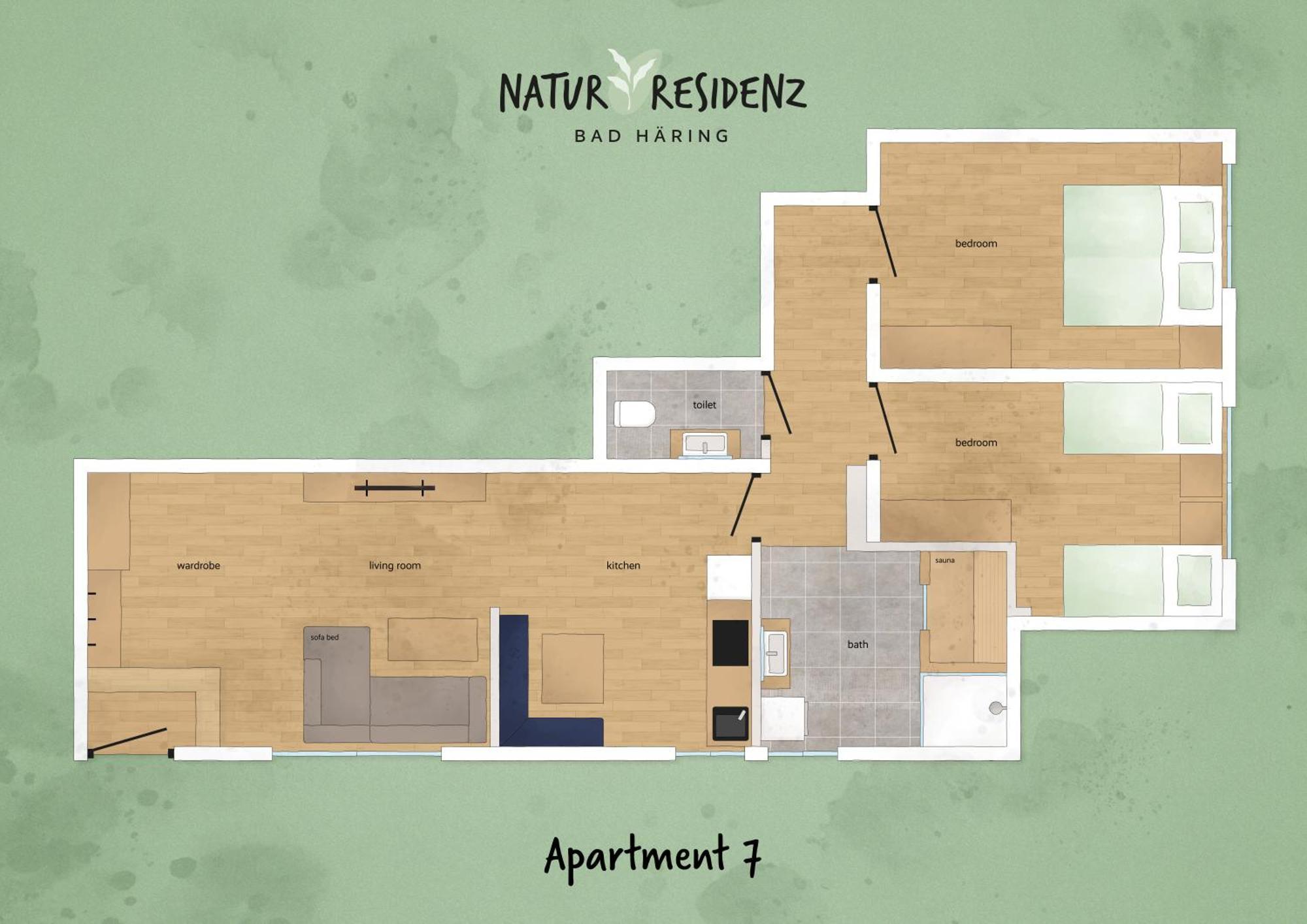 Natur Residenz バート・ヘーリング エクステリア 写真