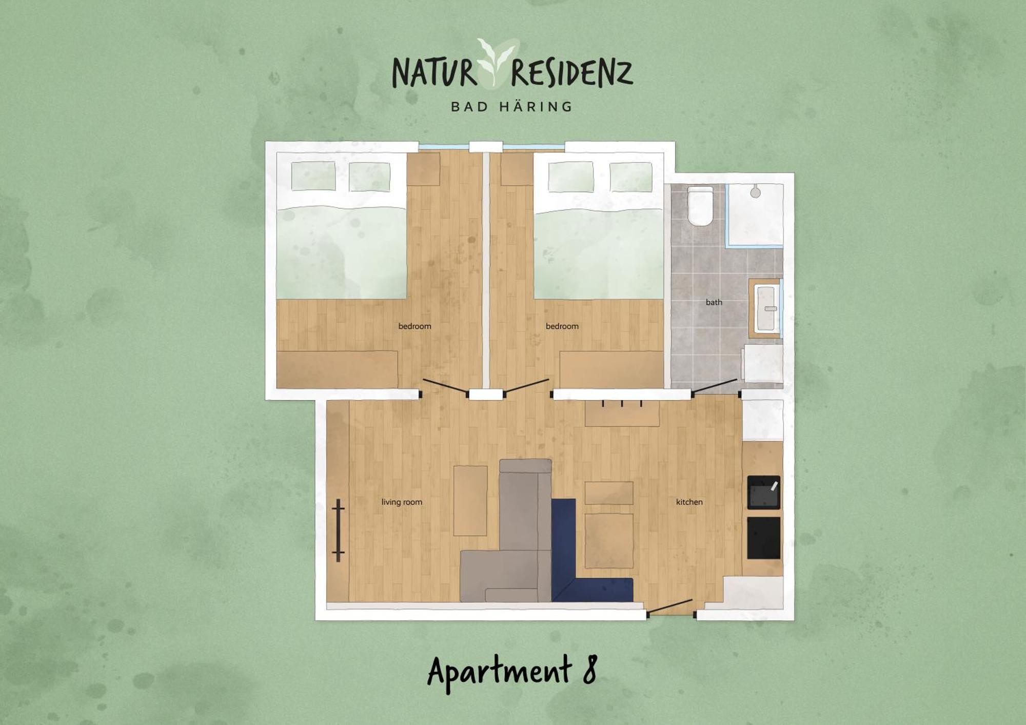 Natur Residenz バート・ヘーリング エクステリア 写真
